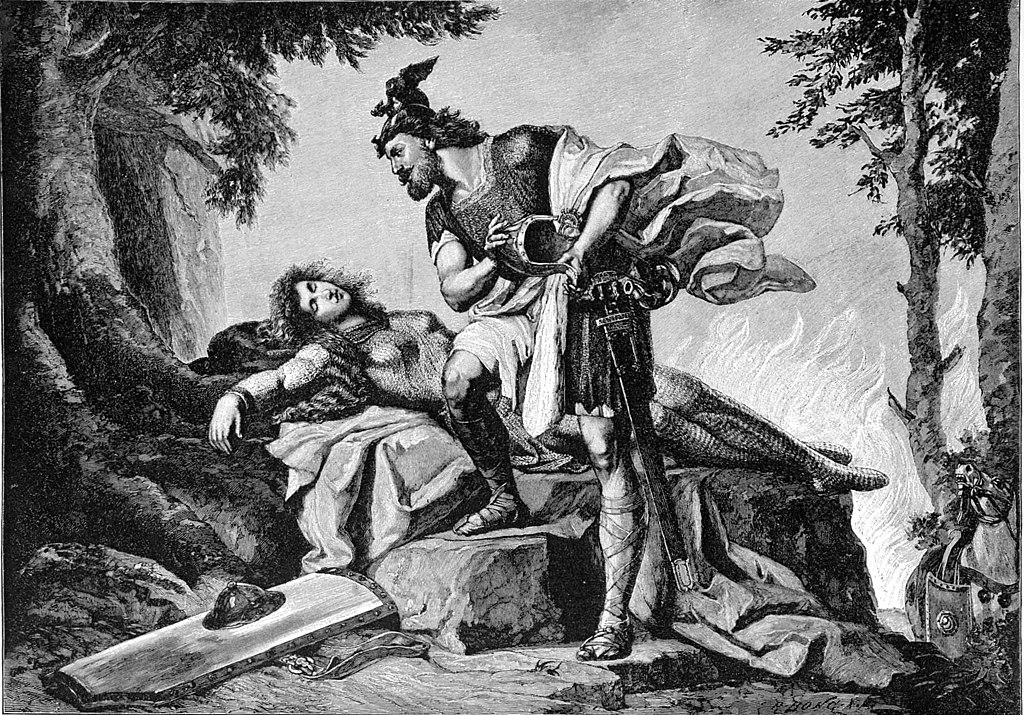 Siegfried awakens Brunhild