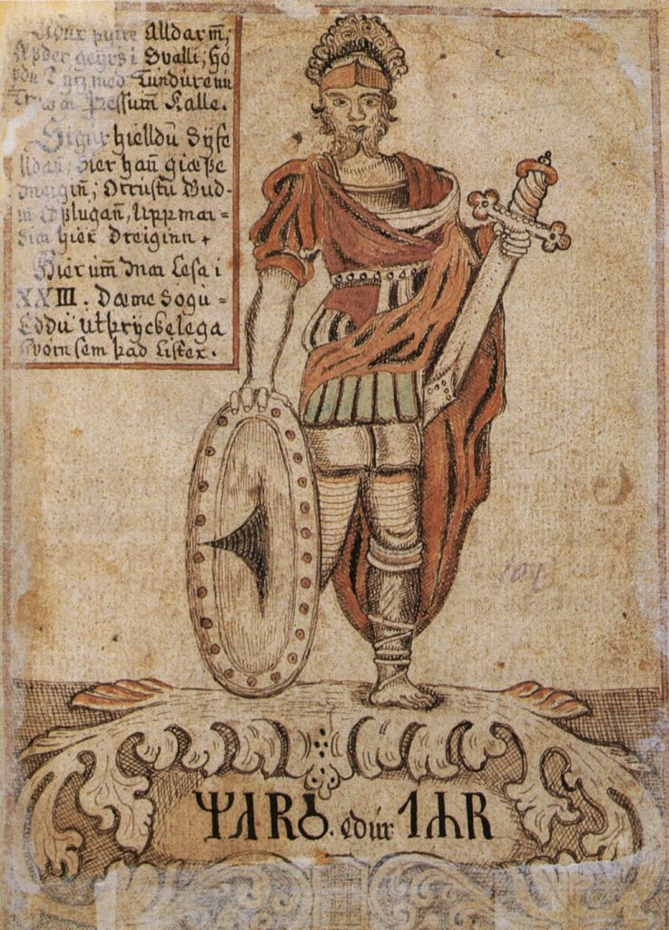 Tyr, God of Justice and War Character in Erethes