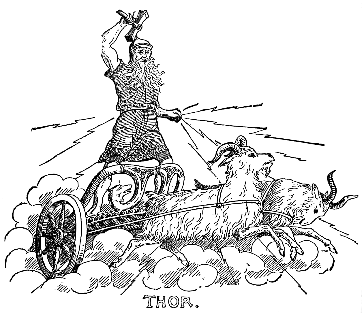 can thor fly in norse mythology