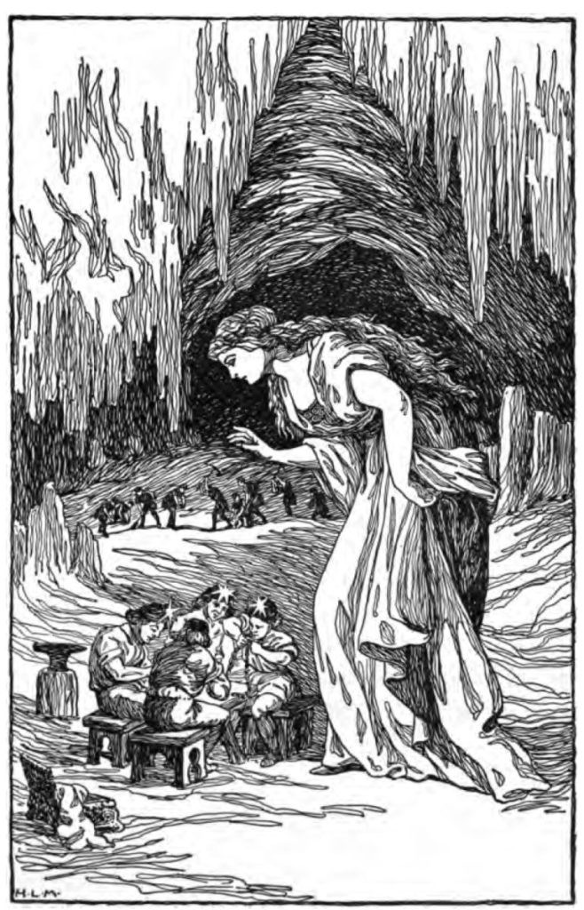 Freyja in the Cave of the Dwarfs"