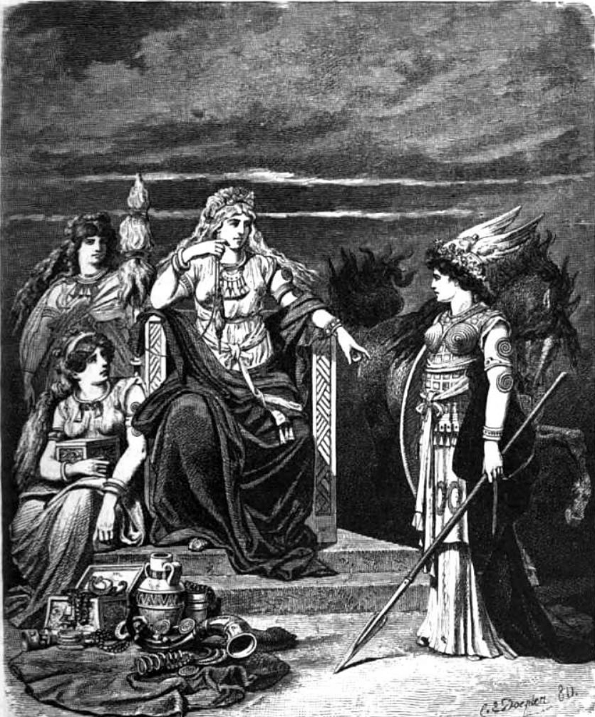Frigg and her servants
