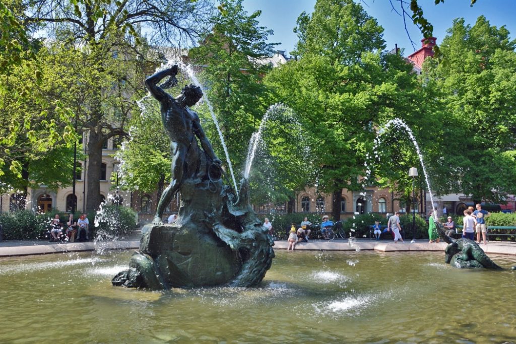 statue of Thor in Södermalm