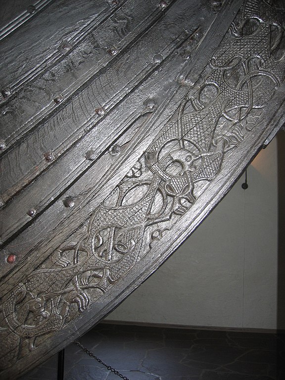 Detail from the Oseberg ship